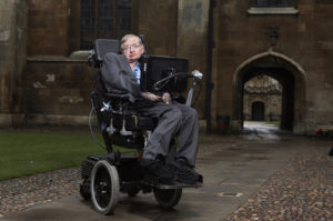 Stephen Hawking en silla de ruedas